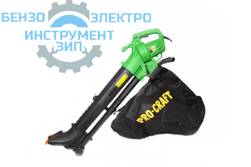 Воздуходувка-измельчитель PROCRAFT PGU 2500 магазин Бензо-электро-инструмент-зип