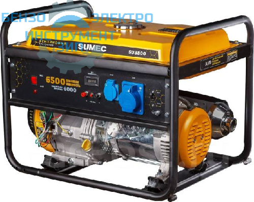 Бензиновый генератор SUMEC SU8800 (6 кВт, электро запуск) магазин Бензо-электро-инструмент-зип