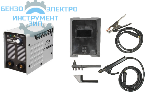 Сварочный аппарат инверторный Сталь  ММА-250 магазин Бензо-электро-инструмент-зип