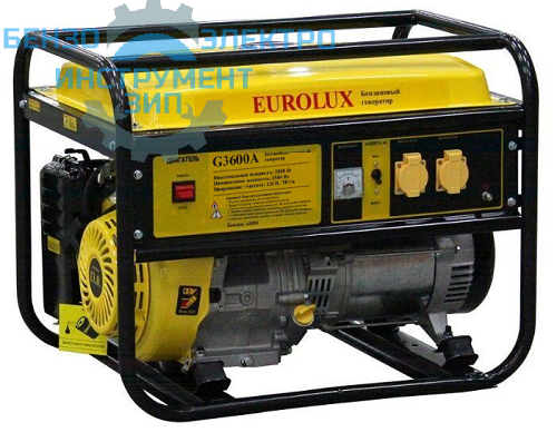 Бензиновый генератор Eurolux G3600A, (2800 Вт) магазин Бензо-электро-инструмент-зип