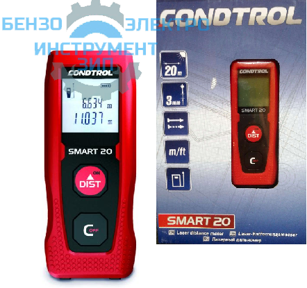 Дальномер лазерный CONDTROL Smart 20 магазин Бензо-электро-инструмент-зип